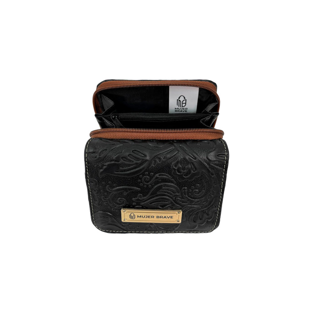 Betsy Wallet - Embossed Genuine Leather Wallet
