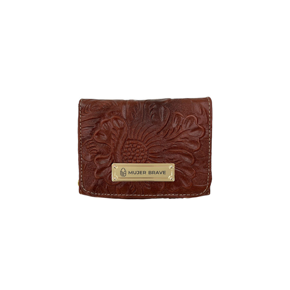 Betsy Wallet - Embossed Genuine Leather Wallet