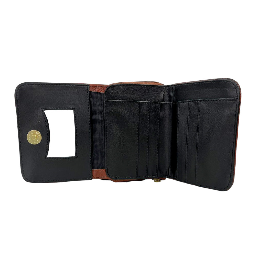 Betsy Wallet - Embossed Genuine Leather Wallet