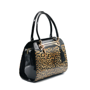 LEONOR PURSE | Frame bag | Handmade Handbag | Leopard Bar | Artisanal | Art | Style | Elegance | Beauty | PU |